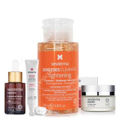 Sesderma Daeses Lifting Set ZESTAW Krem liftingujący 50 ml + Serum liposomowe liftingujące 30 ml + Krem kontur oczu i ust 15 ml + Płyn oczyszczający 200 ml
