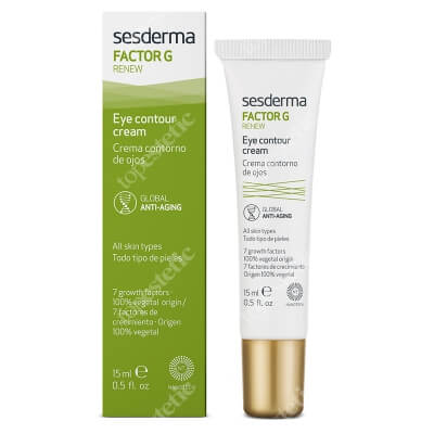 Sesderma Factor G Eye Contour Cream Przeciwstarzeniowy krem pod oczy 15 ml