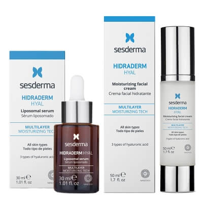 Sesderma Hidraderm Hyal + Hidraderm Hyal Liposomal Serum ZESTAW Krem do twarzy 50 ml + Serum 30 ml