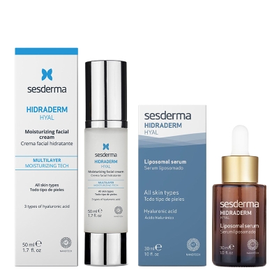 Sesderma Hidraderm Hyal + Hidraderm Hyal Liposomal Serum ZESTAW Krem do twarzy 50 ml + Serum 30 ml