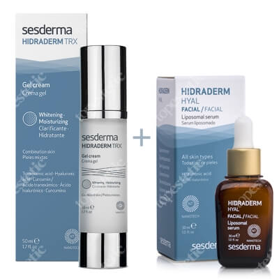 Sesderma Hidraderm TRX Gel Cream + Hidraderm Hyal Liposomal Serum ZESTAW Krem-żel 50 ml + Serum 30 ml