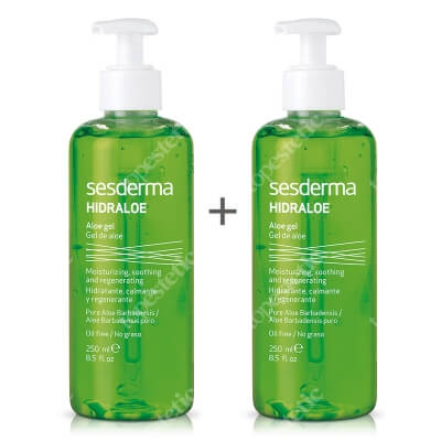Sesderma Hidraloe x 2 ZESTAW Żel Aloe 250 mlŻel Aloe 250 ml