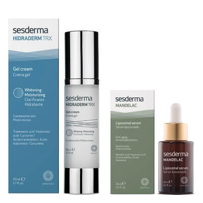 Sesderma Mandelac Liposomal Serum + Hidraderm TRX Gel Cream ZESTAW Serum liposomowe 30 ml + Krem-żel 50 ml