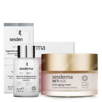 Sesderma Mesoses Serum + Reti Age Cream Anti Aging ZESTAW Serum liposomowe 30 ml + Krem przeciwzmarszczkowy 50 ml