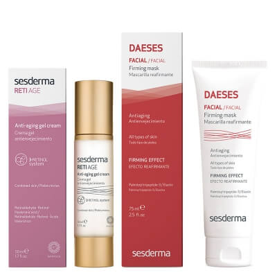 Sesderma Reti Age Anti-Aging Gel Cream + Daeses Mask ZESTAW Krem-żel przeciwstarzeniowy 50 ml + Maseczka liftingująca do twarzy 75 ml