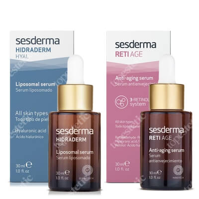 Sesderma Reti Age Serum + Hidraderm Hyal Liposomal Serum ZESTAW Serum przeciwzmarszczkowe 30 ml + Serum 30 ml