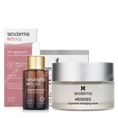 Sesderma Reti Age Serum + Mesoses Mask ZESTAW Serum przeciwzmarszczkowe 30 ml + Maska do twarzy 50 ml