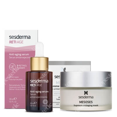 Sesderma Reti Age Serum + Mesoses Mask ZESTAW Serum przeciwzmarszczkowe 30 ml + Maska do twarzy 50 ml