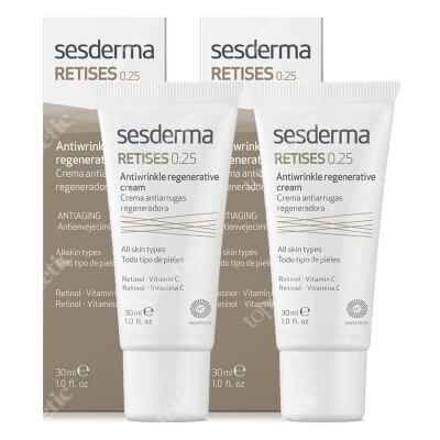 Sesderma Retises 0,25% 1 + 1 Gratis ZESTAW Regenerujący krem przeciwzmarszczkowy 30 ml x 2