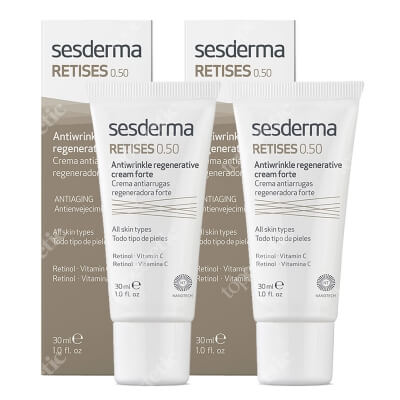 Sesderma Retises 0,5% 1 + 1 Gratis ZESTAW Regenerujący krem przeciwzmarszczkowy 30 ml x 2