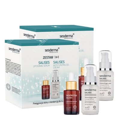 Sesderma Salises + Salises x 2 ZESTAW Krem-żel nawilżający 50 ml + Serum liposomowe 30 ml x 2