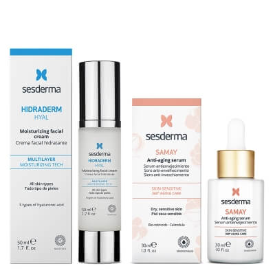 Sesderma Samay Anti Aging Serum + Hidraderm Hyal ZESTAW Serum przeciwstarzeniowe 30 ml + Krem do twarzy 50 ml