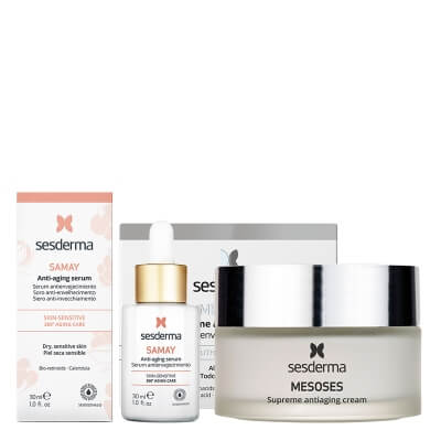 Sesderma Samay Anti Aging Serum + Mesoses Cream ZESTAW Serum przeciwstarzeniowe 30 ml + Krem do twarzy nawilżający 50 ml