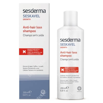 Sesderma Seskavel Anti-Hair Loss Shampoo Szampon przeciw wypadaniu włosów 200 ml