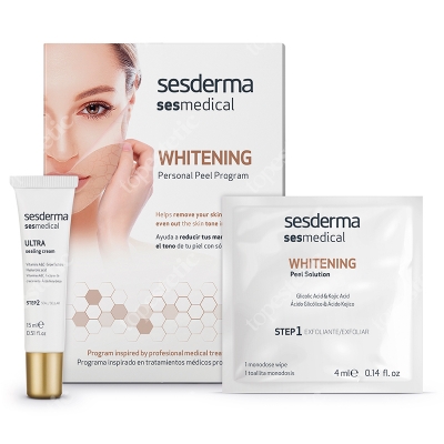 Sesderma Sesmedical Whitening Domowa pielęgnacja rozjaśniająca przebarwienia 15g + 4 szt.