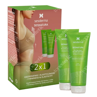 Sesderma Sesnatura x 2 ZESTAW Krem ujędrniający biust i ciało 200 ml x 2