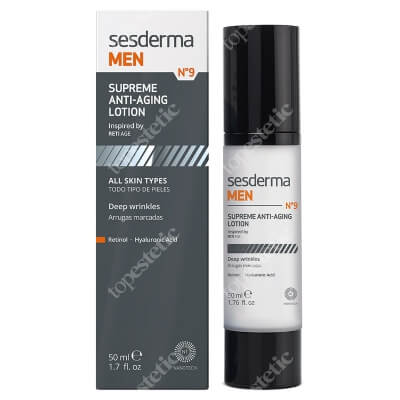 Sesderma MEN N9 Supreme Anti-Aging Lotion Krem przeciwzmarszczkowy do twarzy dla mężczyzn 50 ml