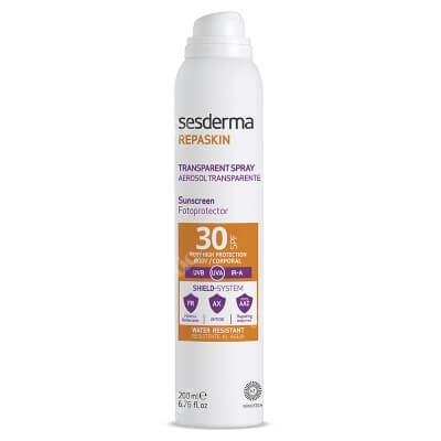 Sesderma Transparent Spray Aerosol SPF 30 Spray przeciwsłoneczny do ciała 200 ml