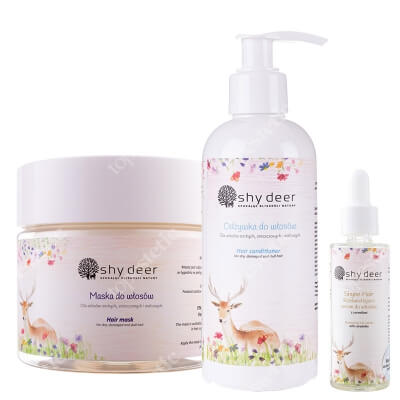 Shy Deer Healthy Hair ZESTAW Serum do włosów 30 ml + Maska do włosów 200 ml + Odżywka do włosów 200 ml