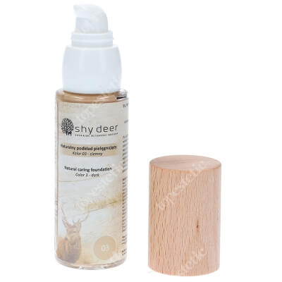 Shy Deer Natural Caring Foundation Dark Naturalny podkład pielegnujący (kolor 03) 30 ml