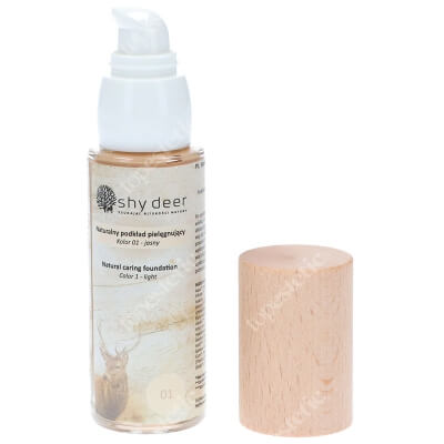 Shy Deer Natural Caring Foundation Light Naturalny podkład pielegnujący (kolor 01) 30 ml