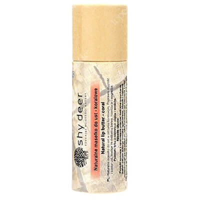 Shy Deer Natural Lip Butter - Coral Naturalne masełko do ust - koralowe 12 ml