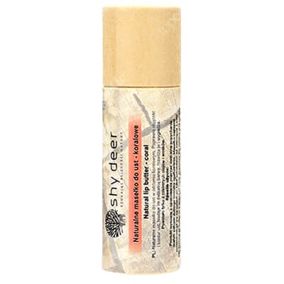 Shy Deer Natural Lip Butter - Coral Naturalne masełko do ust - koralowe 12 ml