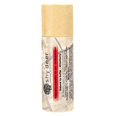 Shy Deer Natural Lip Butter - Strawberry Naturalne masełko do ust - truskawkowe 12 ml