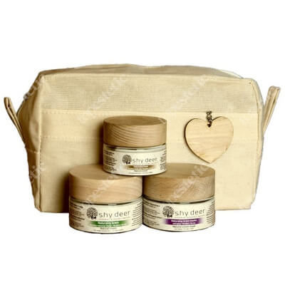 Shy Deer Rytuał Na Specjalne Okazje Dla Skóry Mieszanej i Tłustej ZESTAW Krem maska 50 ml + Krem pod oczy 30 ml + Krem do twarzy 50 ml