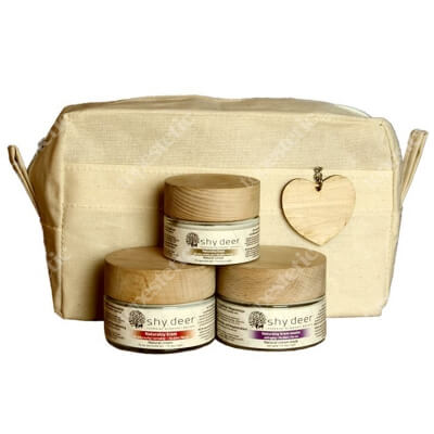 Shy Deer Rytuał Na Specjalne Okazje Dla Skóry Normalnej i Suchej ZESTAW Krem maska 50 ml + Krem pod oczy 30 ml + Krem do twarzy 50 ml