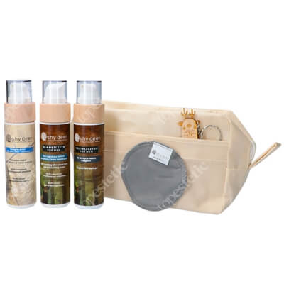 Shy Deer Rytuał Świąteczny - Męska Pielęgnacja 2020 ZESTAW Balsam po goleniu 2w1 100 ml + Żel do mycia twarzy 100 ml + Kompres dla skóry dłoni 100 ml