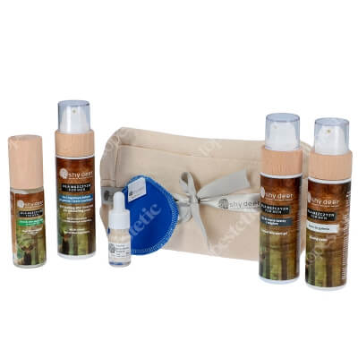 Shy Deer Rytuał Świąteczny - Pielęgnacja i Oczyszczanie Dla Mężczyzn 2021 ZESTAW Żel 100 ml + Balsam 100 ml + Krem 100 ml + Krem po oczy 30 ml