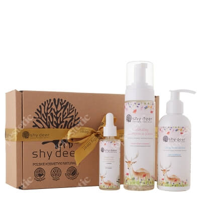 Shy Deer Pielegnacja i Oczyszczanie Włosów ZESTAW Szampon w piance 200 ml + Odżywka do włosów 200 ml + Serum do włosów z ceramidami 30 ml