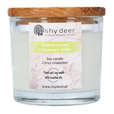 Shy Deer Soy Candle Świeca sojowa - cytrusowy relaks 165 g