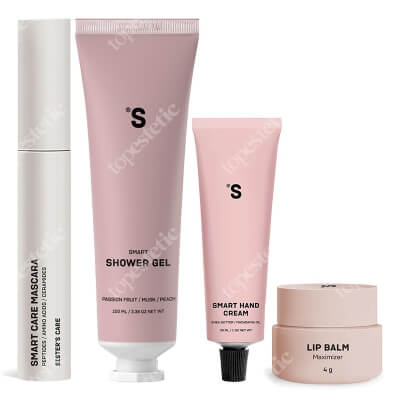 Sisters Aroma Must Have ZESTAW Balsam do ust 4 g + Żel pod prysznic 100 ml + Tusz do rzęs 8 g + Krem do rąk 30 ml