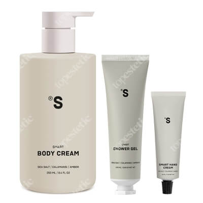 Sisters Aroma Sea Salt Set ZESTAW Żel pod prysznic 100 ml + Krem do rąk 30 ml + Balsam do ciała 250 ml