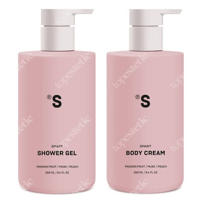Sisters Aroma Smart Body Passion Fruit ZESTAW Żel pod prysznic 250 ml + Balsam do ciała 250 ml