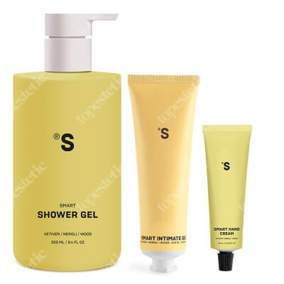 Sisters Aroma Smart Body Set Vetiver ZESTAW Żel do higieny intymnej 100 ml + Żel pod prysznic 250 ml + Krem do rąk 30 ml
