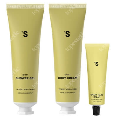 Sisters Aroma Smart Body Set ZESTAW Żel pod prysznic 100 ml + Balsam do ciała 100 ml + Krem do rąk 30 ml