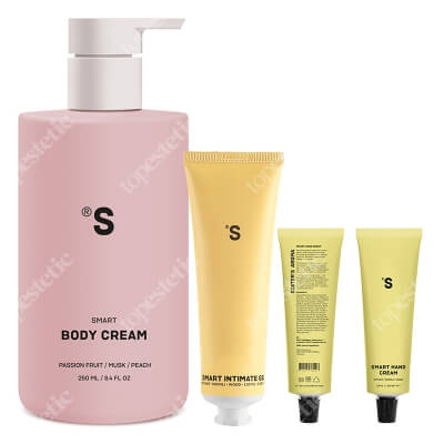 Sisters Aroma Smart Set ZESTAW Żel do higieny intymnej 100 ml + Balsam do ciała 250 ml + Krem do rąk 30 ml