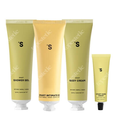Sisters Aroma Smart Vetiver Set ZESTAW Żel pod prysznic 100 ml + Balsam do ciała 100 ml + Krem do rąk 30 ml + Żel do higieny intymnej 100 ml
