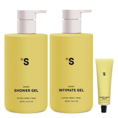 Sisters Aroma Vetiver Set ZESTAW Żel pod prysznic 250 ml + Żel do higieny intymnej 250 ml + Krem do rąk 30 ml