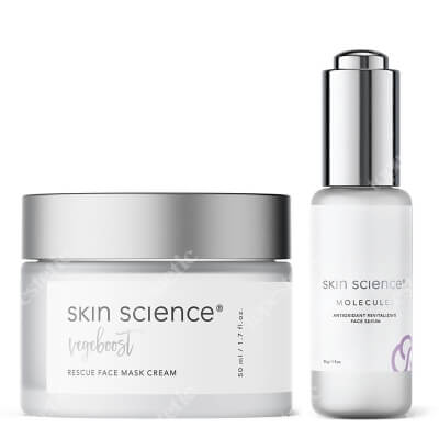 Skin Science Antioxidant + Rescue ZESTAW Serum 30 ml + Regenerująca maska - krem do twarzy 50ml