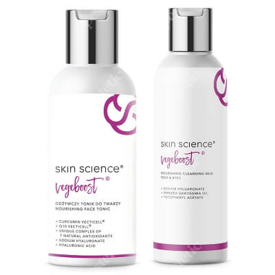 Skin Science Clean Routine ZESTAW Mleczko oczyszczające 150 g + Odżywczy tonik do twarzy 150 ml
