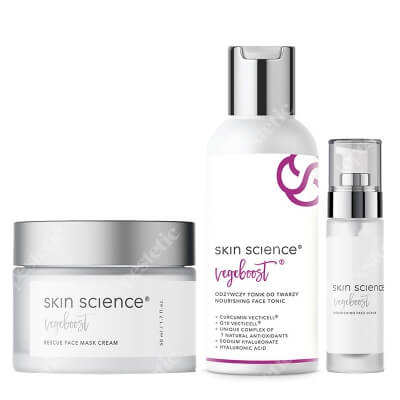 Skin Science Complete Care Set ZESTAW Peeling do twarzy 30 ml + Tonik do twarzy 150 ml + Maska - krem do twarzy 50ml
