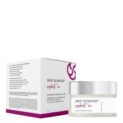 Skin Science Glow Mask Cream Face And Eyes Rozświetlająca maska-krem do twarzy i pod oczy 50 g