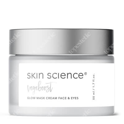 Skin Science Glow Mask Cream Face and Eyes Rozświetlająca maska - krem do twarzy i pod oczy 50 ml
