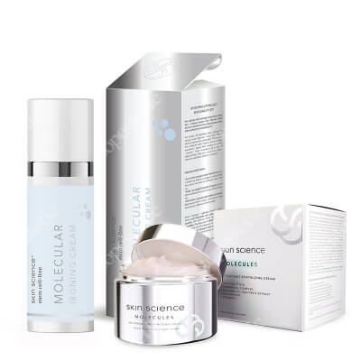 Skin Science Molecular Ironing Cream + Antioxidant Revitalizing Eye Cream ZESTAW Krem opóźniający objawy starzenia 50 g + Krem pod oczy 30 ml