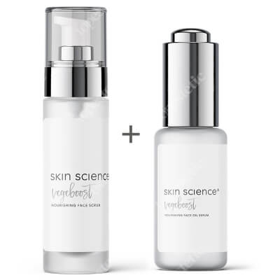 Skin Science Peeling + Serum ZESTAW Peeling do twarzy 30 ml + Odżywcze serum olejowe do twarzy 30 ml