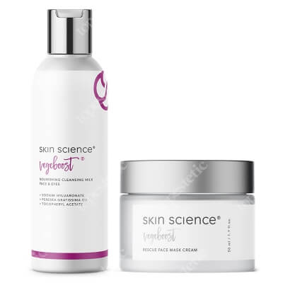 Skin Science Perfect Set ZESTAW Mleczko oczyszczające 150 g + Regenerująca maska - krem do twarzy 50ml